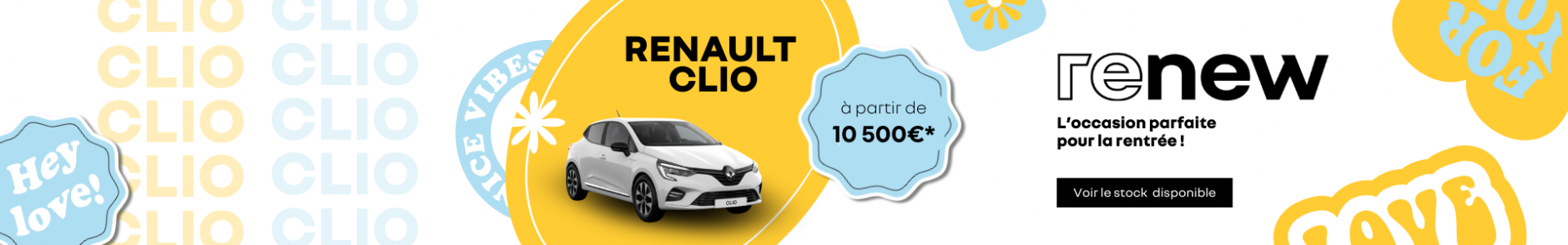 Clio à partir de 10500€