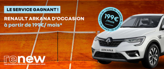 Offre Renault Arkana dès 199€/mois