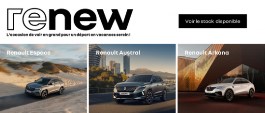 RENAULT - VO Mai - Arkana - Austral - Espace