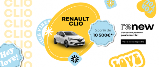 Clio à partir de 10500€
